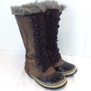 Sorel, Cate The Great Tall Lace Up Winter Boots Size 6